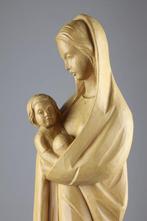 Val Gardena - Snijwerk, Wondermooie Maria met Kind - 45 cm -, Antiek en Kunst