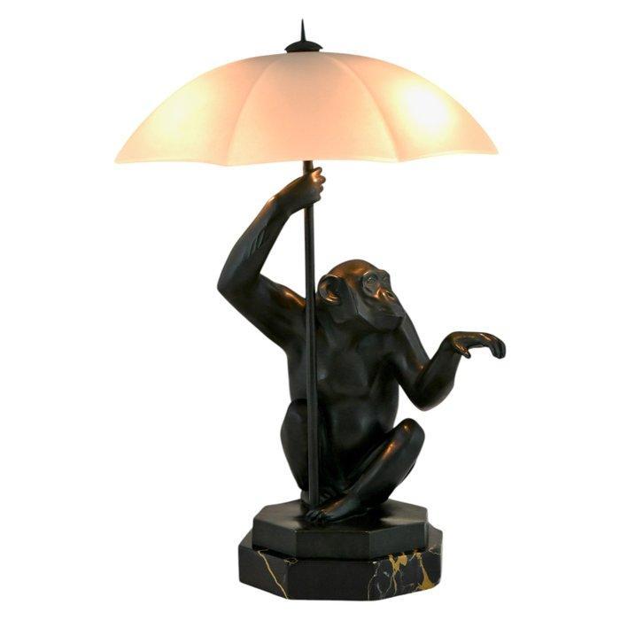 Max Le Verrier - Lamp - PLUIE - Metaal, Marmer, Glas - Art, Antiquités & Art, Antiquités | Meubles | Chaises & Canapés