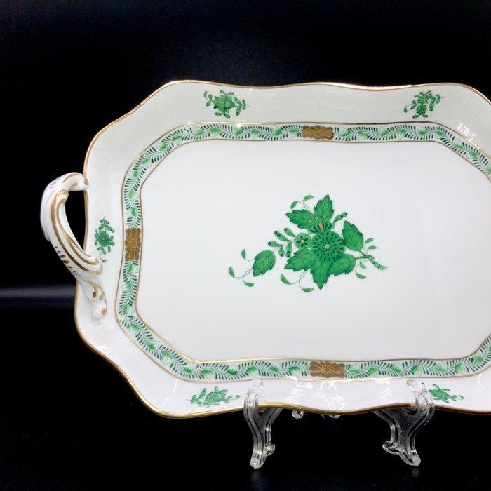 Herend - Rectangular Tray with Handles (27,2 cm) - Chinese, Antiquités & Art, Antiquités | Meubles | Tables