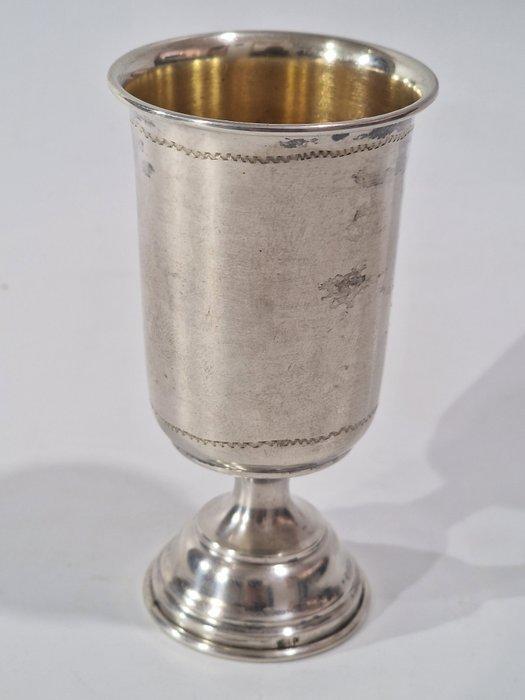 Beker (2) - .833 zilver, .875 (84 Zolotniki) zilver -, Antiek en Kunst, Antiek | Zilver en Goud