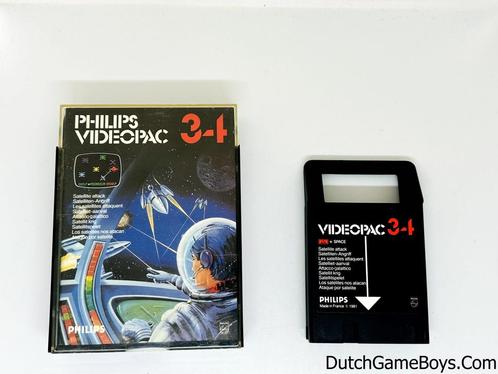 Philips VideoPac - NR 34 - Sattellite Attack (1), Consoles de jeu & Jeux vidéo, Consoles de jeu | Autre, Envoi