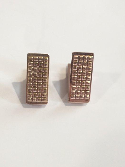 Manchetknopen - 18 karaat Geel goud - Vintage manchetknopen, Handtassen en Accessoires, Antieke sieraden