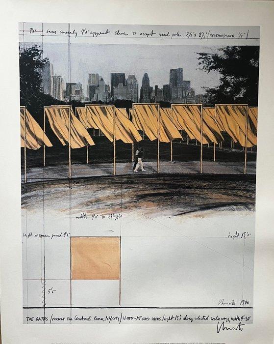 Christo (1935-2020) - The Gates, Project for Central Park,, Antiek en Kunst, Antiek | Overige Antiek