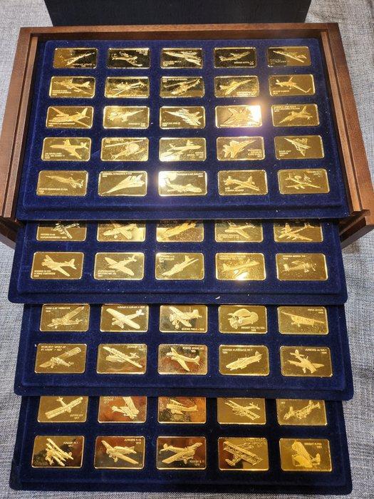 Médaille artistique - Franklin Mint - 100 Greatest Aircraft, Timbres & Monnaies, Monnaies | Europe | Monnaies non-euro