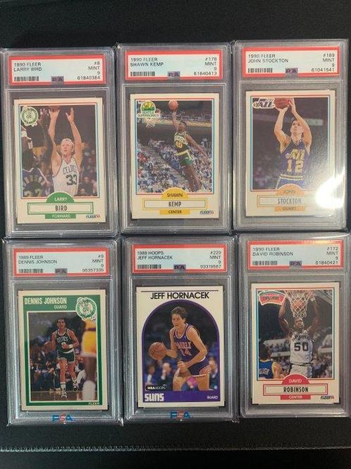 1990 Fleer Larry Bird, Shawn Kemp, John Stockton, Dennis, Hobby en Vrije tijd, Verzamelkaartspellen | Overige