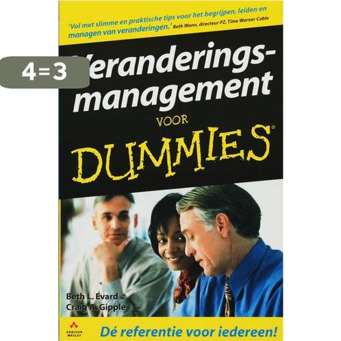Veranderingsmanagement voor Dummies, pocketeditie / Voor, Boeken, Economie, Management en Marketing, Gelezen, Verzenden