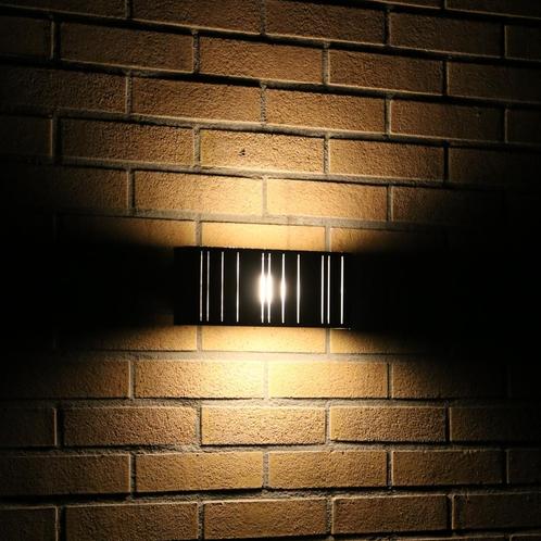 Wandverlichting modern Fully Muurlamp Zwart, Tuin en Terras, Buitenverlichting, Verzenden