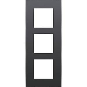 Niko - afdekplaat stopcontact (60mm) 3-voudig verticaal,, Bricolage & Construction, Électricité & Câbles