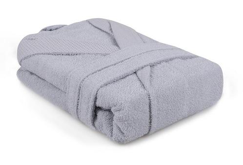 Tweedekans | capa home comfortabele badjas - grijs - maat S, Huis en Inrichting, Badkamer | Badtextiel en Accessoires, Ophalen of Verzenden