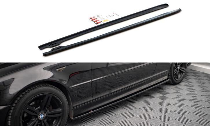 Maxton Design Sideskirts Aanzets V2 M Pakket BMW E46 B3136, Auto-onderdelen, Carrosserie, Nieuw, BMW, Links, Rechts