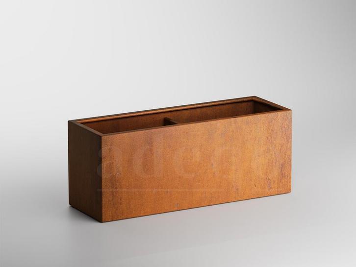 Adeqo cortenstaal plantenbak rechthoek 150 x 50 x 60 cm, Tuin en Terras, Bloembakken en Plantenbakken, 60 cm of meer, 100 cm of meer