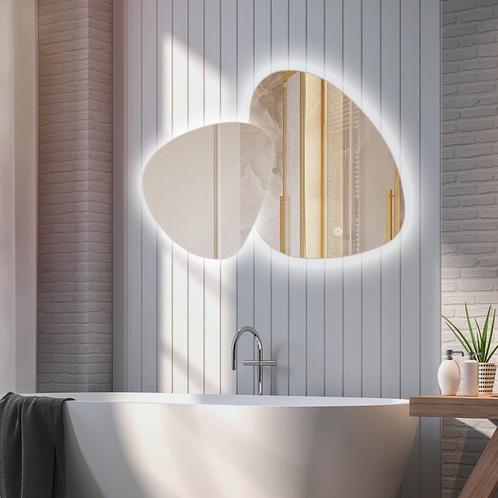 Design LED spiegel - 1100x800xmm, Huis en Inrichting, Woonaccessoires | Spiegels, Nieuw, Ovaal, Verzenden
