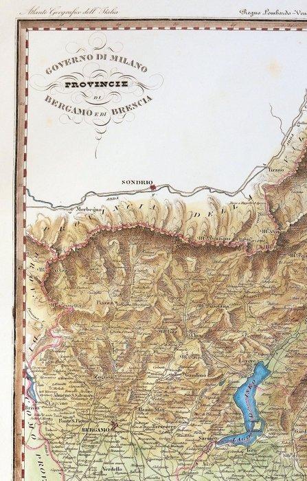 Italie - Lombardie, Milan, Brescia, Bergame, Lac de Garde,, Boeken, Atlassen en Landkaarten