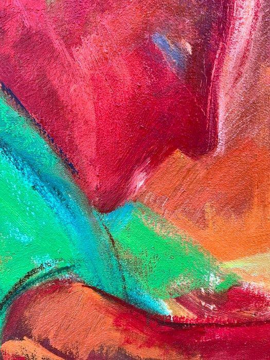 María Burgaz - El escritor XXL, Antiek en Kunst, Kunst | Schilderijen | Modern