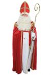 Sint kostuum compleet katoen fluweel (Sinterklaas kostuums)
