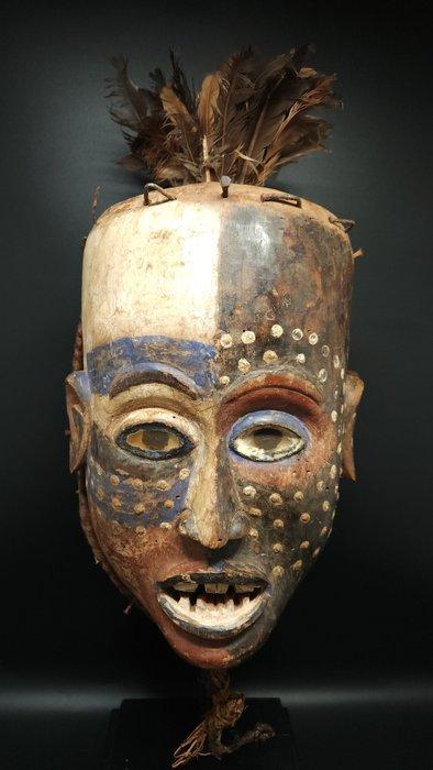 prachtig masker - kongo - Democratische Republiek Congo, Antiquités & Art, Art | Art non-occidental