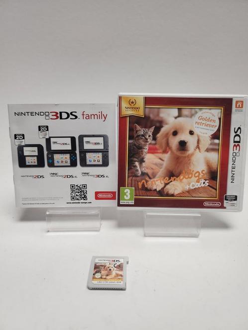 Nintendogs (Golden Retriever) + Cats Nintendo 3DS, Consoles de jeu & Jeux vidéo, Jeux | Nintendo 2DS & 3DS, Enlèvement ou Envoi