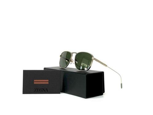 Zegna - EZ0219/S-32N, Cat.:*3, Dark Green, Pale Gold,, Handtassen en Accessoires, Zonnebrillen en Brillen | Dames