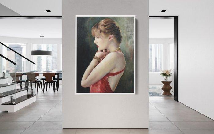 Anne Dias - (100% handpainted !) The Modern Flemish, Antiek en Kunst, Kunst | Schilderijen | Modern