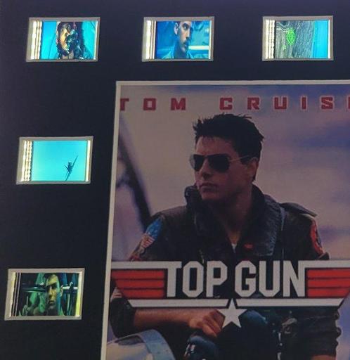 Top Gun - Framed Film Cell Display with COA, Verzamelen, Film en Tv