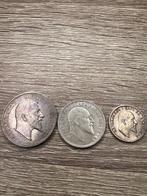 Bulgarije. Ferdinand I. Set of 3 coins: 50 Stotinki, 1 & 2, Postzegels en Munten