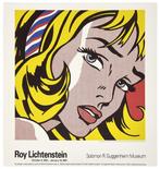 Roy Lichtenstein (after) - Girl with Hair Ribbon - Jaren, Antiquités & Art