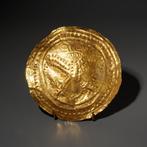Diquis-Chiriqui, Costa Rica Goud Schijf. 700-1550 n.Chr. 9