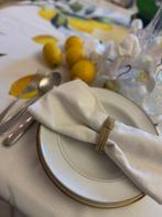 Elegant tafelkleed voor grote Amalfikusttafels met citroenen