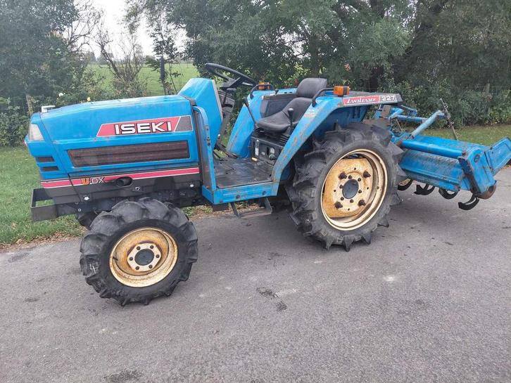 Iseki TA227 Vierwielaangedreven Minitractor met grondfrees, Zakelijke goederen, Landbouw | Tractoren