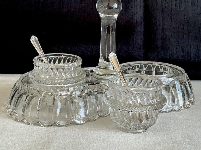 Prachtige antieke serviteur met potjes voor Peper & Zout met, Antiek en Kunst, Antiek | Meubels | Tafels