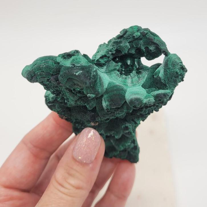 Malachiet fluweel ruw stuk, Handtassen en Accessoires, Edelstenen, Ophalen of Verzenden