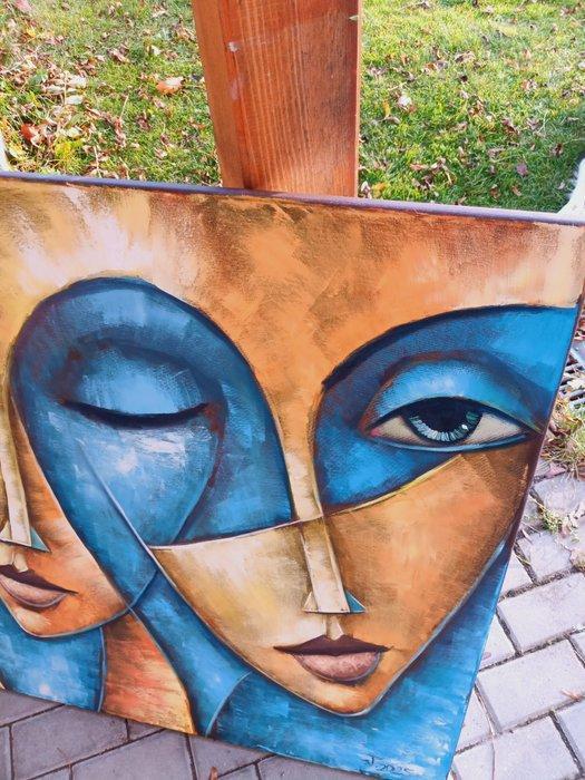 Jií Petr - Connection - XL, Antiek en Kunst, Kunst | Schilderijen | Modern