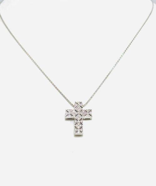 Chimento - Collier avec pendentif - 18 carats Or blanc -, Handtassen en Accessoires, Antieke sieraden