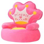 vidaXL Kinderstoel prinses pluche roze, Kinderen en Baby's, Kinderstoelen, Verzenden, Nieuw