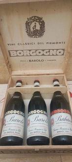 1982 Ris. , 1985 Barolo & 1987 Barbaresco Giacomo Borgogno -, Verzamelen, Wijnen, Nieuw