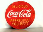 Delicious Coca-Cola Refreshes You Best   original  Sign -, Antiek en Kunst