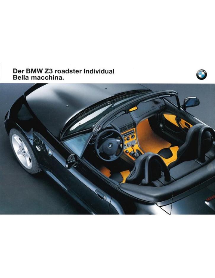 1996 BMW Z3 ROADSTER LEAFLET DUITS, Boeken, Auto's | Folders en Tijdschriften, Ophalen of Verzenden