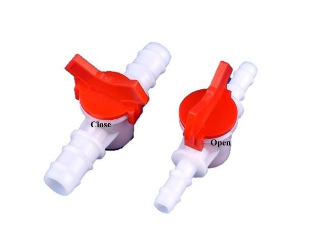 Kraan tbv 9mm slang (12mm aansluiting, Aansluitmaterialen), Dieren en Toebehoren, Vissen | Aquaria en Toebehoren, Filter of Co2