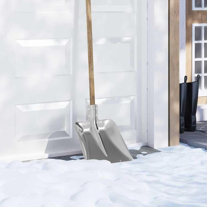 vidaXL Schep Hoofd Zilver 45 x 38 cm Aluminium, Tuin en Terras, Hand-tuingereedschap, Nieuw, Verzenden