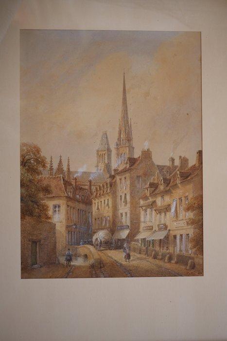 Joseph Kellin (1815–1882) - Souvenir de Saint-Denis, Antiek en Kunst, Kunst | Schilderijen | Klassiek