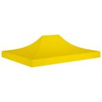 vidaXL Partytentdak 270 g/m² 4,5x3 m geel, Tuin en Terras, Partytenten, Verzenden, Nieuw