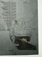 Ancienne plaque imprimerie en métal épais -couverture album, Boeken, Nieuw