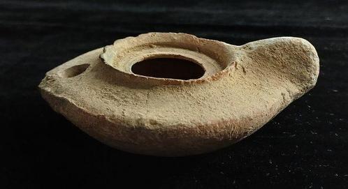 Oud-Romeins Terracotta Olielamp - 90 mm (Zonder, Antiek en Kunst, Antiek | Overige Antiek