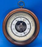 Barometer – Maritiem – houten behuizing met messingrand -, Antiek en Kunst