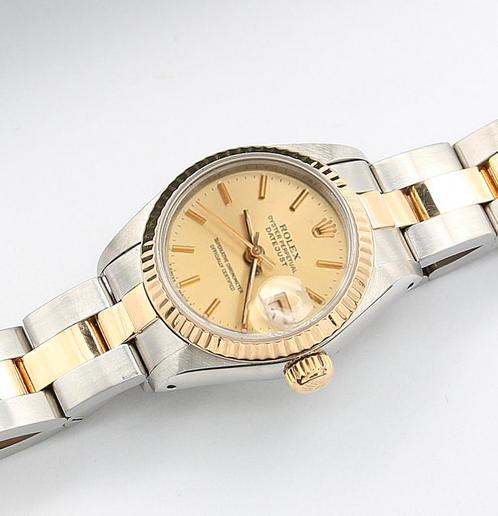 Rolex Lady-Datejust 26 79173 uit 1990, Handtassen en Accessoires, Horloges | Dames, Verzenden