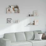 vidaXL Wandplank met plank 4 pcs Wit Marmer 80 x 9 x 3 cm, Verzenden, Nieuw