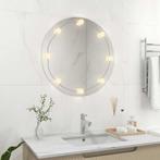 vidaXL Wandspiegel met LED-lampen rond glas, Huis en Inrichting, Woonaccessoires | Spiegels, Verzenden, Nieuw
