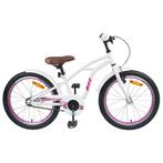 vidaXL Kinderfiets 22 Inch voor 7-12 jaar oud Wit, Fietsen en Brommers, Verzenden, Nieuw