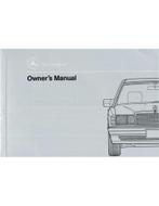 1990 MERCEDES BENZ 190 E INSTRUCTIEBOEKJE ENGELS (USA), Autos : Divers, Modes d'emploi & Notices d'utilisation
