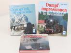 Set van 3 spoorwegenboeken Dampflok-Rhapsodie, Impression..., Livres, Transport, Ophalen of Verzenden